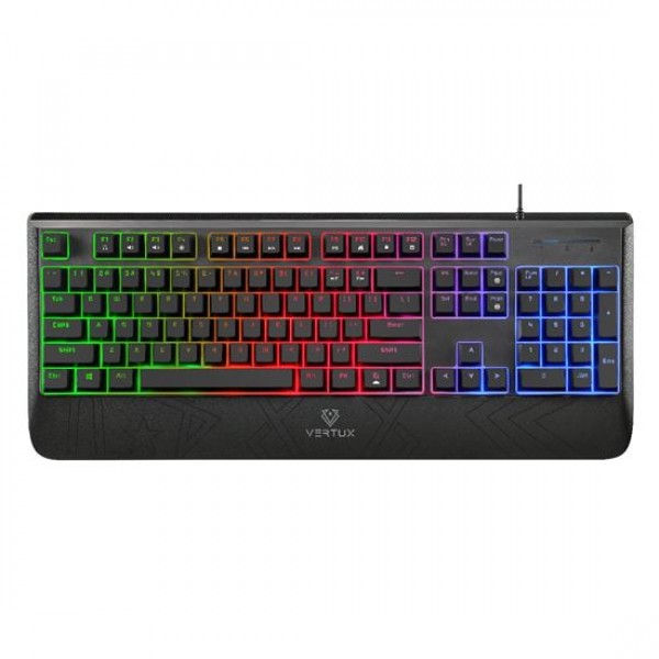 VERTUX Rapid Response Mechanical Gaming Keyboard with LED Backlight